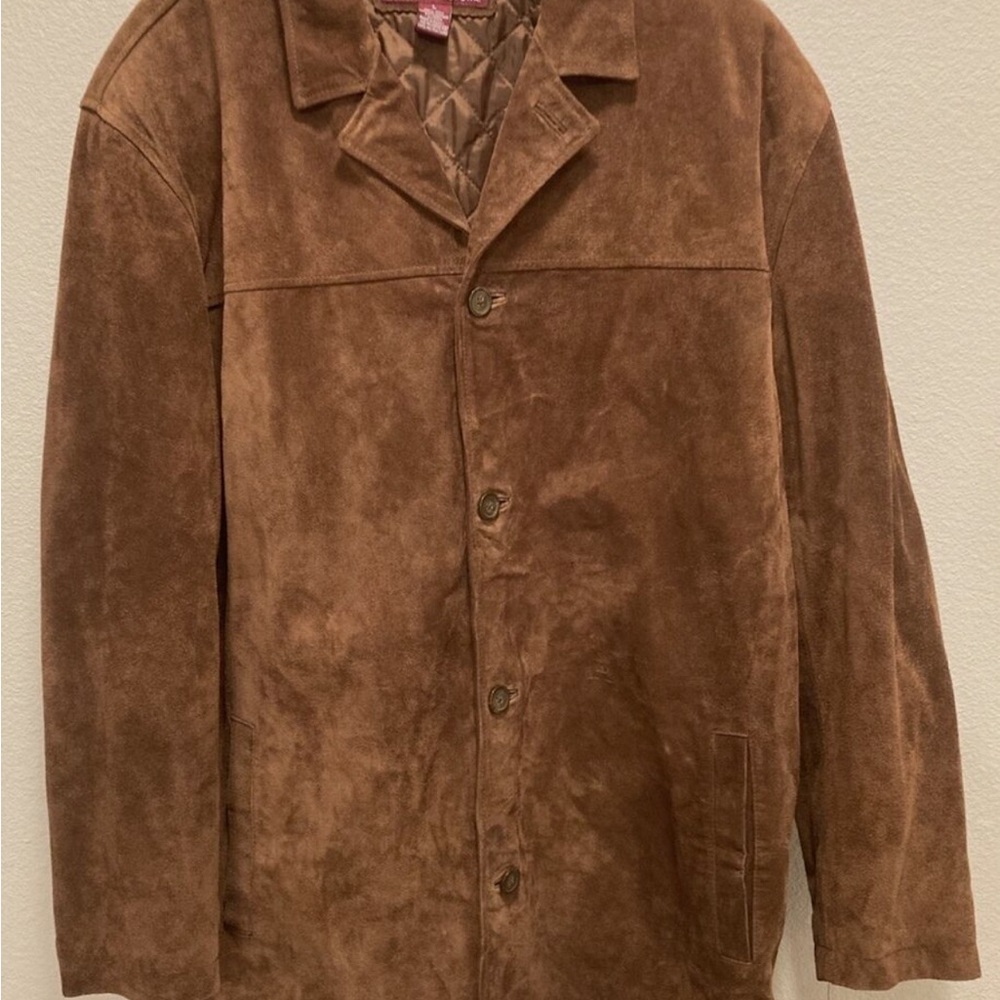 NWT Vintage Brown Suede Jacket